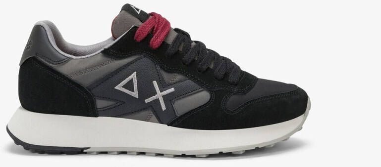 Sun68 Sneakers van nylon en suède met leren details - Foto 6