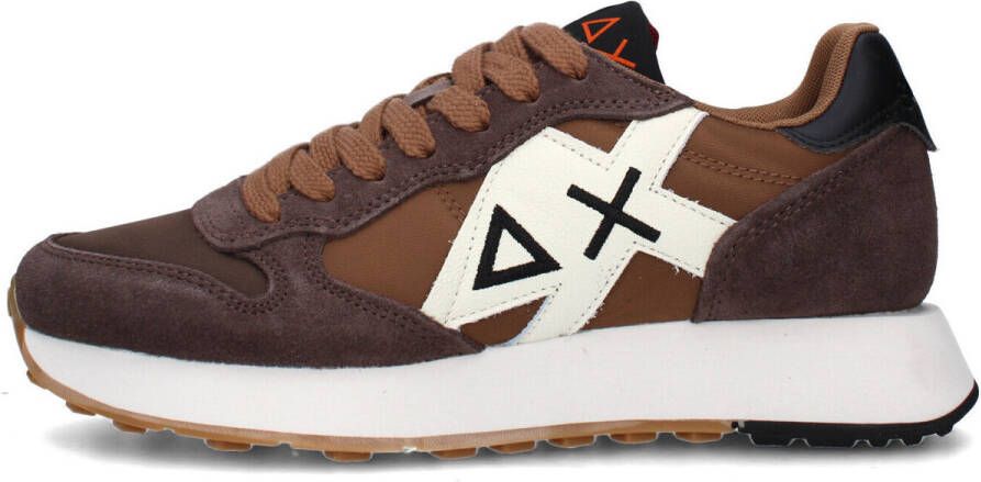 Sun68 Sneakers van nylon en suède met leren details - Foto 6