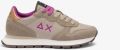 Sun68 Donker Beige Casual Sneaker Ally Solid - Beige