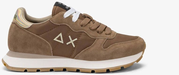 Sun68 Ally Solid Nylon Sneakers Dames Bruin - Foto 6