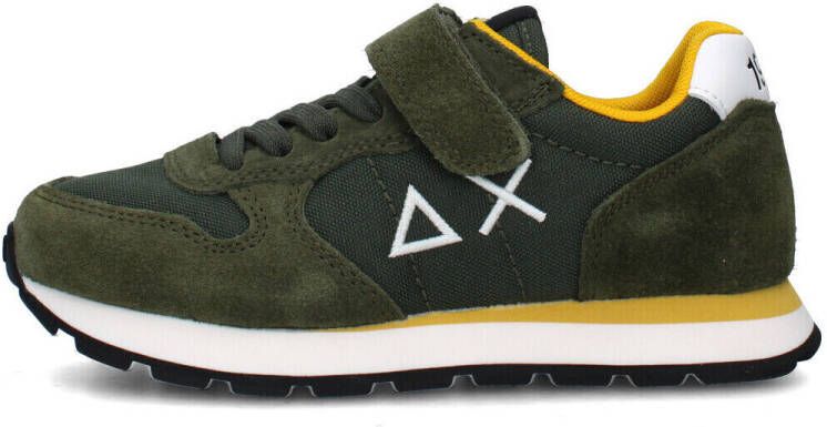 Sun 68 Jongens Sneaker Boy's Tom Solid Kid 74 Militare Scuro Kaki - Foto 2