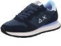 Sun 68 Dames Sneaker Ally Solid Nylon Navy Blue BLAUW - Thumbnail 2