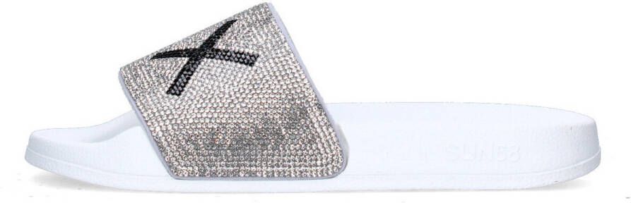Sun68 Slippers LOGO STRASS Dames Sandalen Muiltjes Slippers Badsandalen X35205 - Foto 4