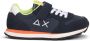 Sun68 Boys Tom Fluo Sneakers Jongens Donkerblauw - Thumbnail 6
