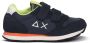 Sun68 Boys Tom Fluo Sneakers Jongens Blauw - Thumbnail 2