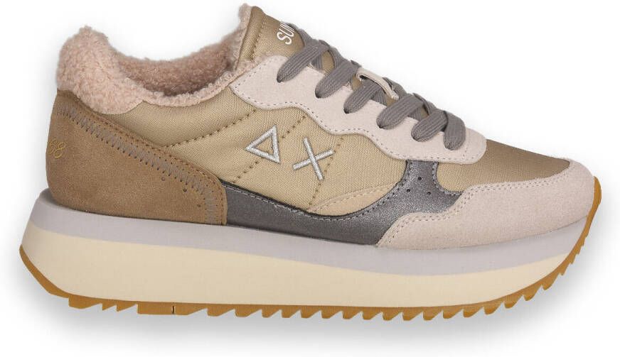 Sun68 Witte Leren Sneakers Eco-Vriendelijke Stijl Multicolor Dames - Foto 3