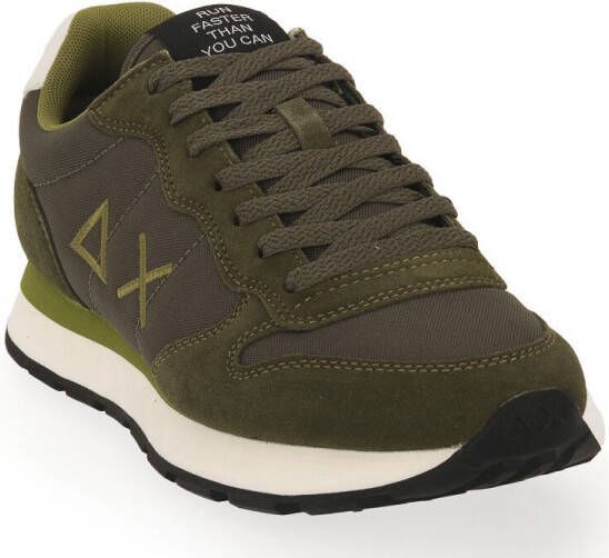 Sun68 Groene militaire stijl schoenen TOM Solid Green Heren - Foto 5