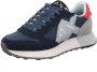 Sun68 Blauwe Sneakers Hardloopstijl Lichtgewicht Grip Blue Heren - Thumbnail 12