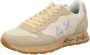 Sun68 Tom Vintage Heren Sneakers Schoenen Beige Z35105 - Thumbnail 2