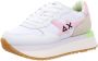 Sun68 Witte verhoogde sneakers met Big Stargirl-logo Multicolor Dames - Thumbnail 4