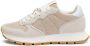 Sun68 Ally Glitter Sneakers Leren Sneaker Beige - Thumbnail 7