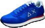 Sun68 Tom Solid Heren Sneakers Schoenen Blauw Z35101 - Thumbnail 2