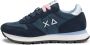 Sun 68 Dames Sneaker Ally Solid Nylon Navy Blue BLAUW - Thumbnail 5