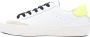 Sun68 Street Leather Tennis Sneakers Wit Geel White Heren - Thumbnail 2
