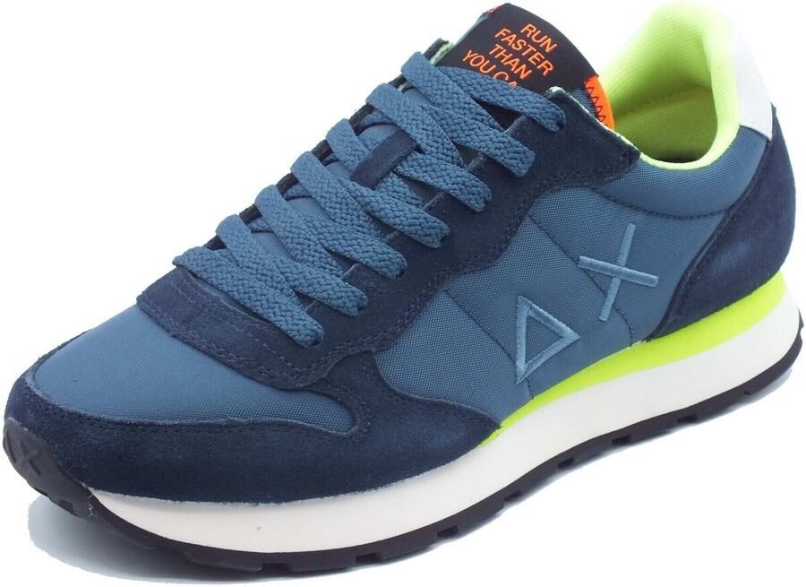 Sun68 Lage Sneakers Z36102 TOM FLUO-502 07 NAVY BLUE - Foto 6