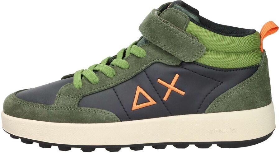 Sun68 Boy's Genius Mid Teen Militare Scuro