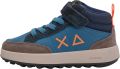 Sun68 Hoge Sneakers Z46335B - Blauw