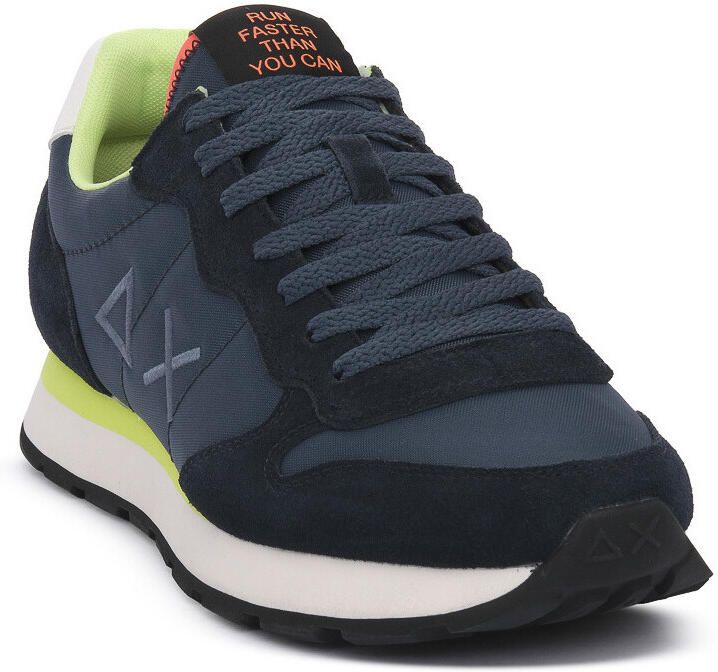 Sun68 Lage Sneakers Z36102 TOM FLUO-502 07 NAVY BLUE - Foto 7