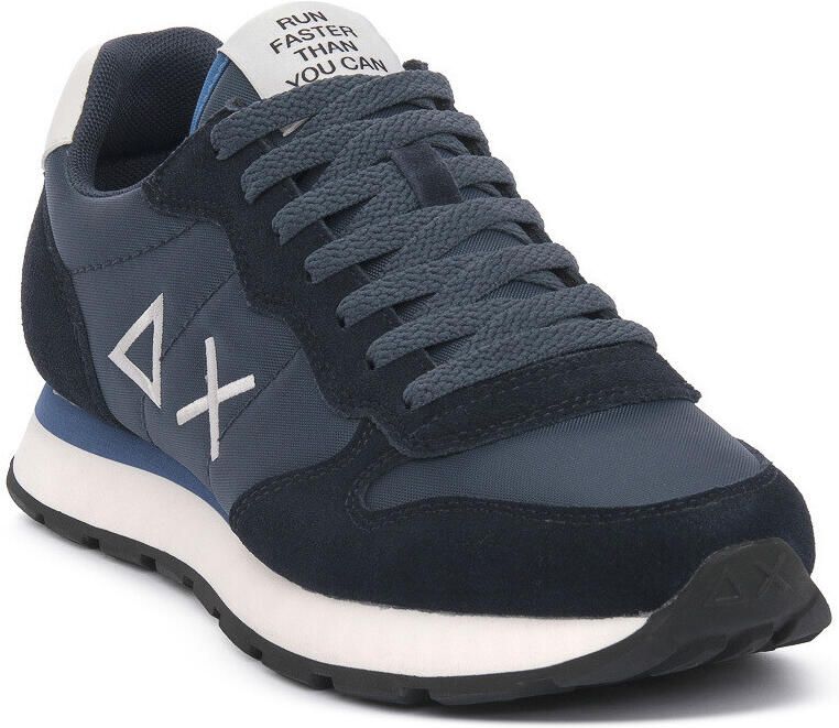 Sun68 Sun 68 Heren Sneaker Tom Solid 07 Navy Blue Blauw - Foto 5