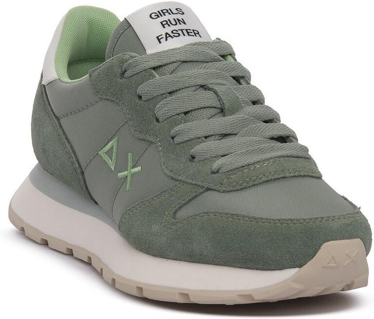 Sun68 Sun 68 Ally Solid Nylon Sneakers Dames Groen - Foto 11