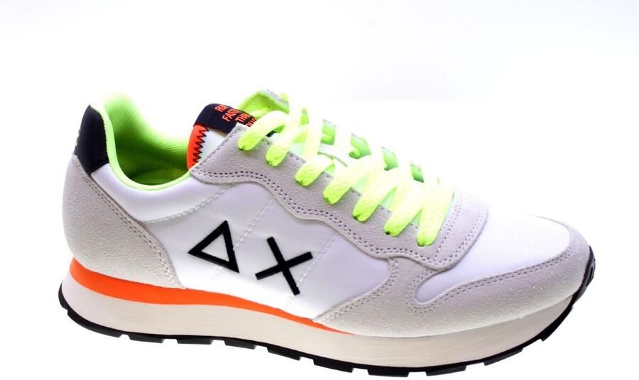 Sun68 Lage Sneakers Z36102 TOM FLUO-502 01 BIANCO - Foto 9
