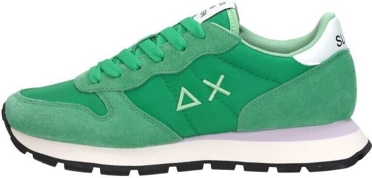 Sun68 Ally Solid Nylon Sneakers Dames Groen - Foto 4
