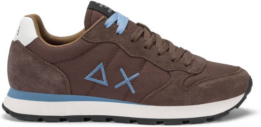 Sun68 Sneakers van nylon en suède met geborduurd logo - Foto 4