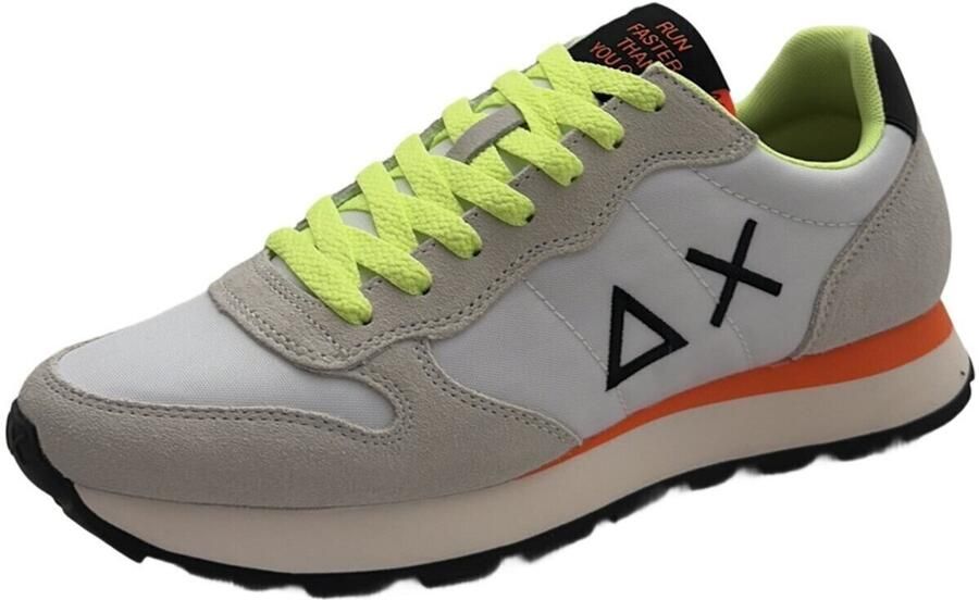 Sun68 Lage Sneakers Z36102 TOM FLUO-502 01 BIANCO - Foto 3