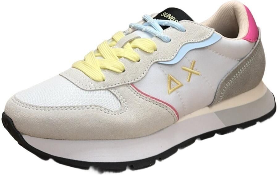 Sun68 Lage Sneakers Z36204 ALLY COLOR EXPLOSION-330 01 BIANCO - Foto 5