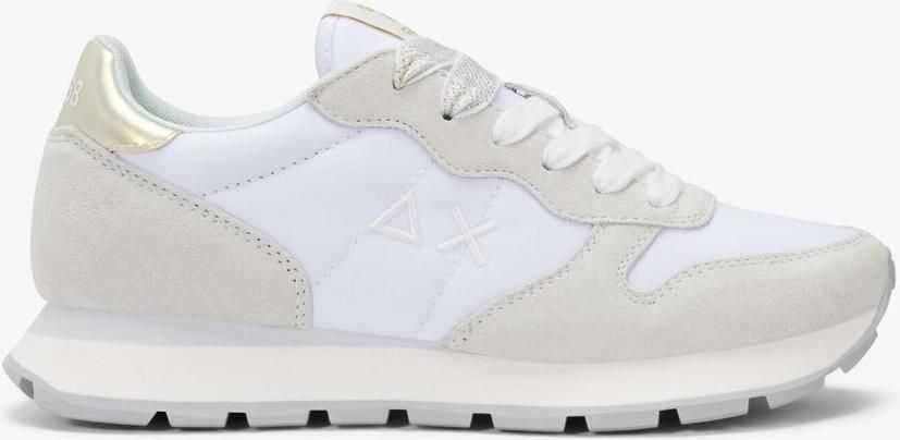 Sun68 Lage Sneakers Z36202 ALLY GOLD SILVER-330 01 BIANCO