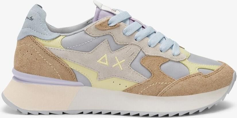 Sun68 Lage Sneakers Z36215 STARGIRL MULTICOLR-590 06 GRIGIO CHIARO
