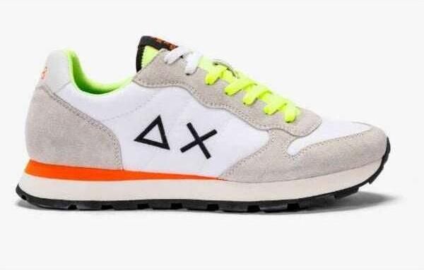 Sun68 Lage Sneakers Z36102 TOM FLUO-502 01 BIANCO - Foto 10