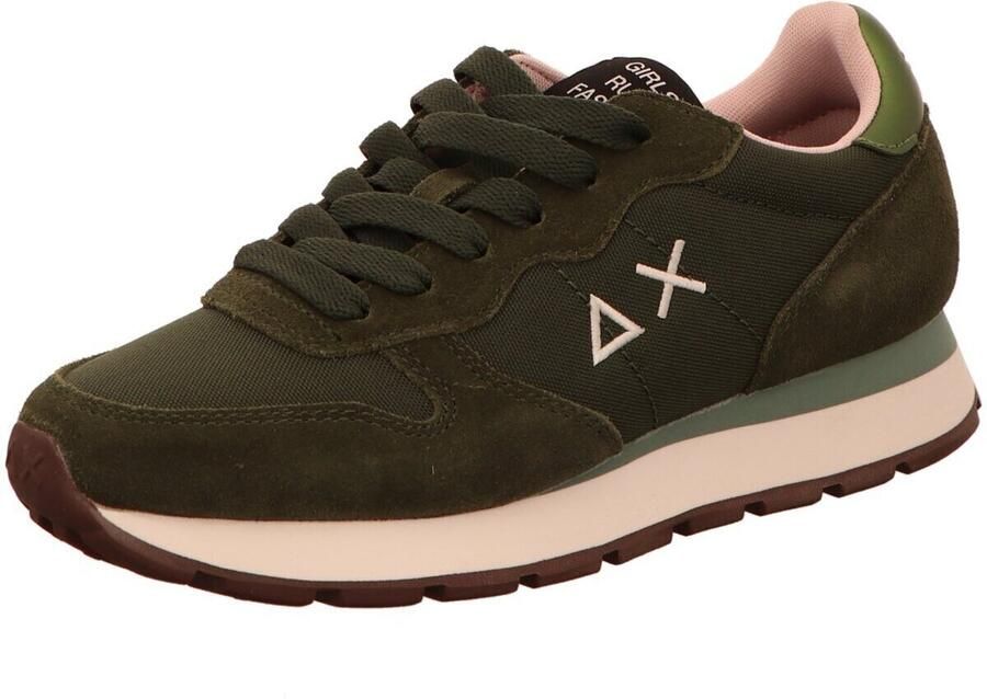 Sun68 Ally Solid Sneakers Dames Groen - Foto 8