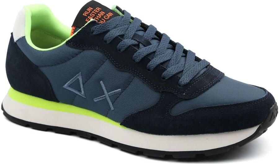 Sun68 Lage Sneakers Z36102 TOM FLUO-502 07 NAVY BLUE - Foto 8