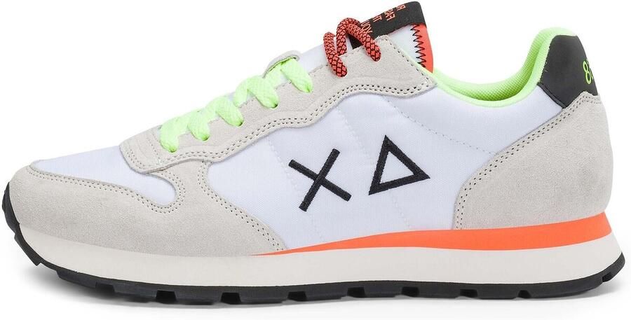 Sun68 Lage Sneakers Z36102 TOM FLUO-502 01 BIANCO - Foto 2