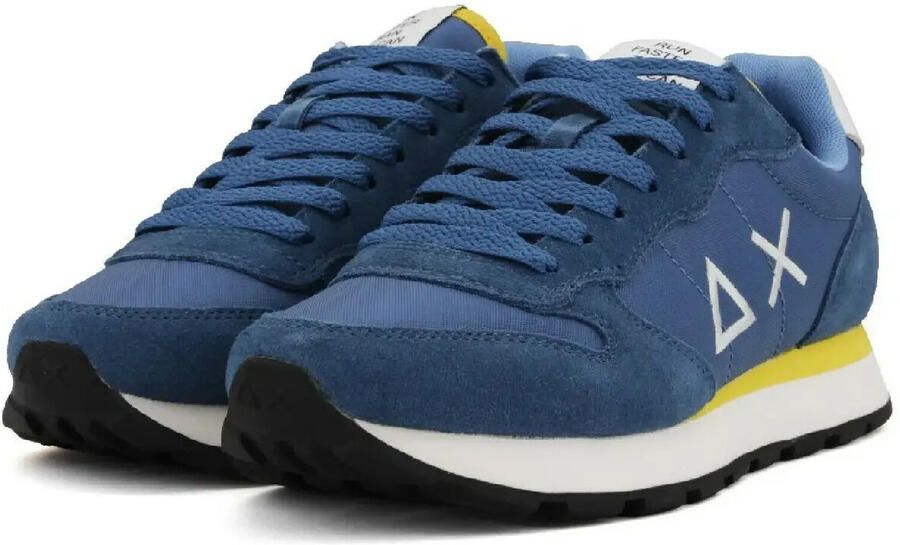 Sun68 Logo Zijkant Sneakers Ronde Neus Vetersluiting - Foto 5