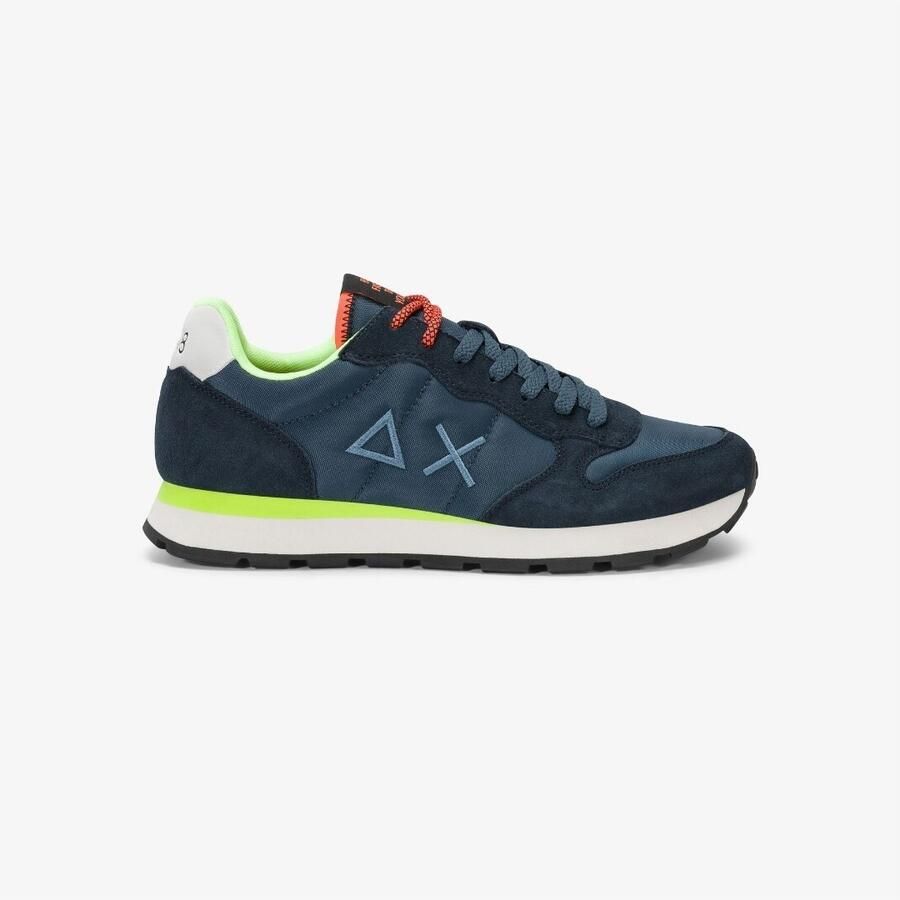 Sun68 Lage Sneakers Z36102 TOM FLUO-502 07 NAVY BLUE - Foto 7