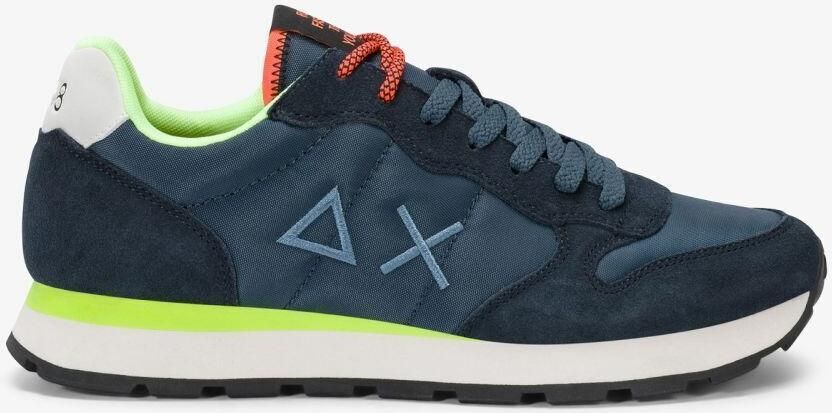 Sun68 Lage Sneakers Z36102 TOM FLUO-502 07 NAVY BLUE