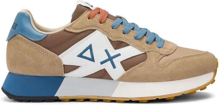 Sun68 Lage Sneakers Z36116 JAKI 2.0 BICOLOR-559 1693 BEIGE VOLPE