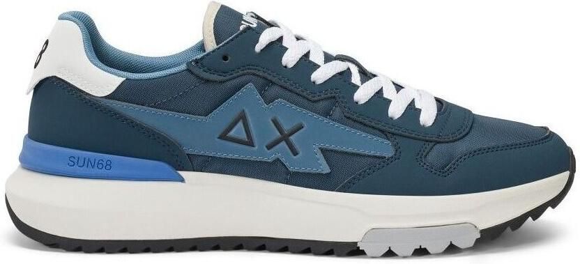 Sun68 Lage Sneakers Z36121 NIKI 2.0 SOLID-429 07 NAVY BLUE