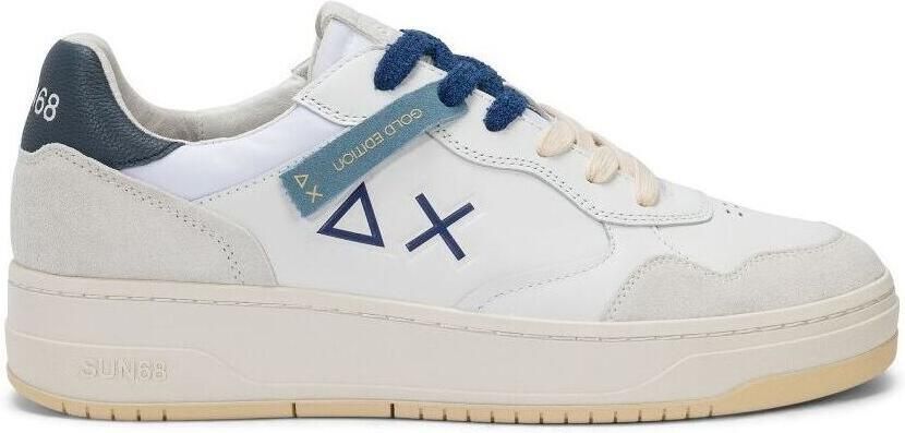 Sun68 Lage Sneakers Z36153 BIG BASKET EVO-527 0107 BIANCO NAVY - Foto 2