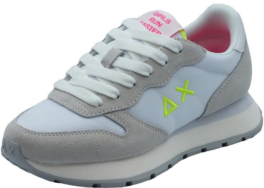 Sun68 Lage Sneakers Z36201 Ally Solid Bianco Fuxia - Foto 2