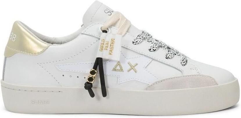 Sun68 Lage Sneakers Z36242 KATY LEATHER-533 01 BIANCO