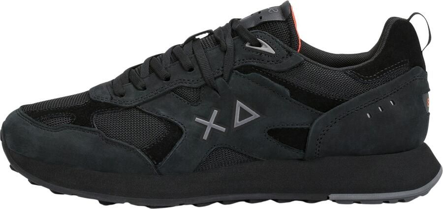 Sun68 Jaki 2.0 Nubuck Heren Sneakers Schoenen Zwart Z46127 - Foto 3