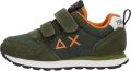 Sun68 Lage Sneakers Z46301F - Groen