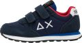 Sun68 Lage Sneakers Z46301F - Blauw