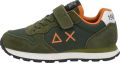 Sun68 Lage Sneakers Z46301K - Groen
