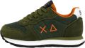 Sun68 Lage Sneakers Z46301T - Groen