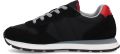 Sun68 Lage Sneakers Z46301T - Zwart