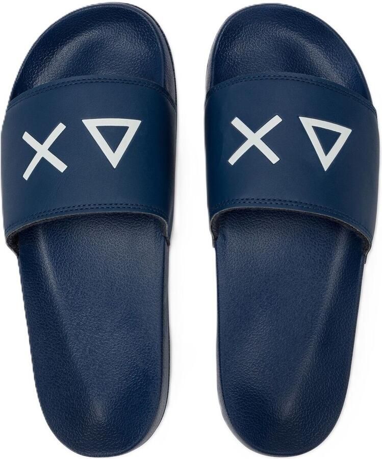 Sun68 Teenslippers X36110 SLIPPERS LOGO-94 07 NAVY BLUE - Foto 4